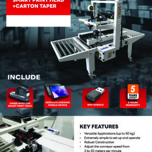 Smart Print Head + Android Tablet + Wifi Dongle + Carton Taper